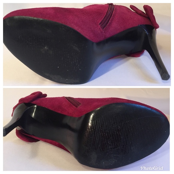 Carlos Santana Suede Stiletto Ankle Boots - Picture 6 of 8